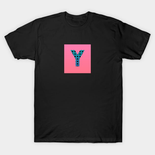 Letter Y from roses T-Shirt by Dolta